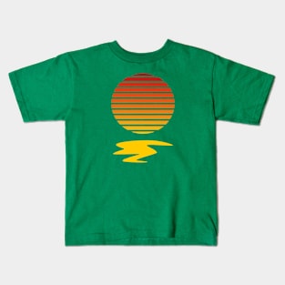 Retro Sunset Kids T-Shirt